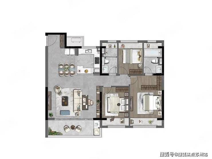 大悦繁华图：契税1%起苏州高铁新城安家正当时(图8)