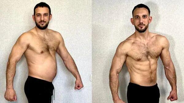 肌肉男挑战每天吃1万大卡再瘦回去！一个月胖26斤可还没等瘦人没了(图3)